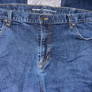 Old Navy Men’s Straight Jeans 44 x 30 Dark